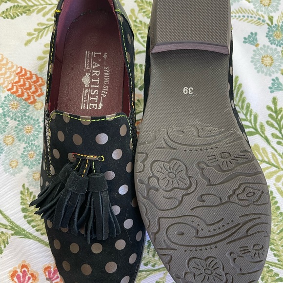 L’Artiste Spring Step Classic Polka Dot Loafer 39 - Picture 4 of 5